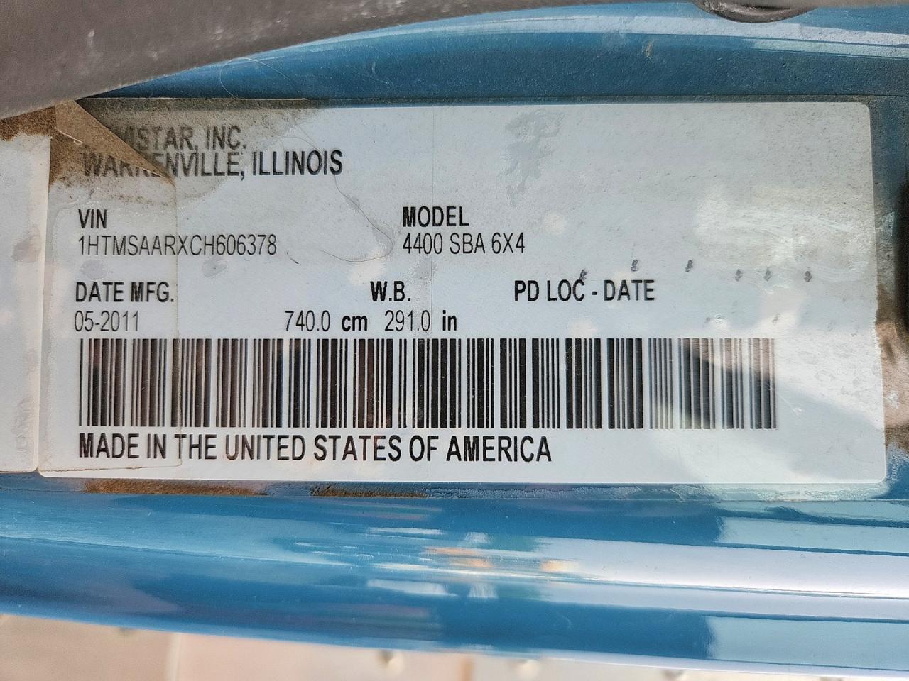 2012 INTERNATIONAL 4000 SERIE