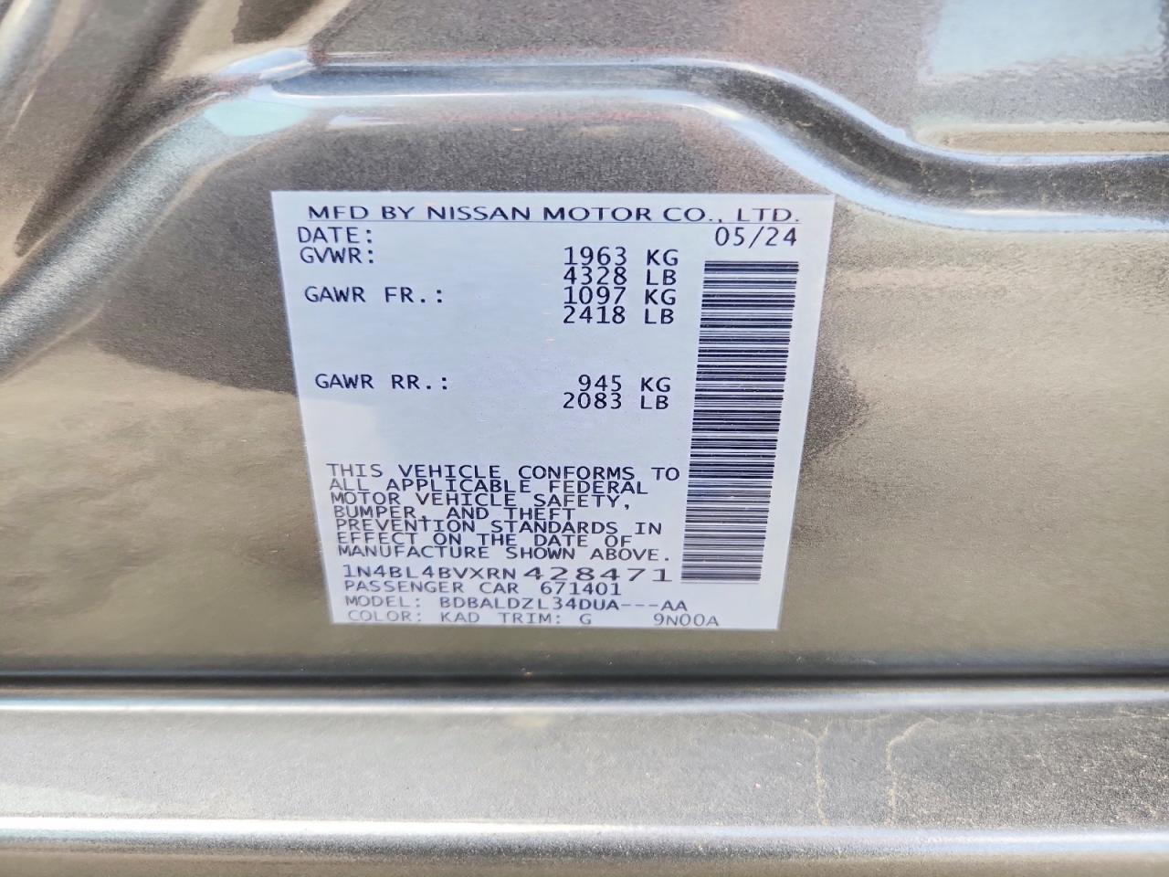 2024 NISSAN ALTIMA
