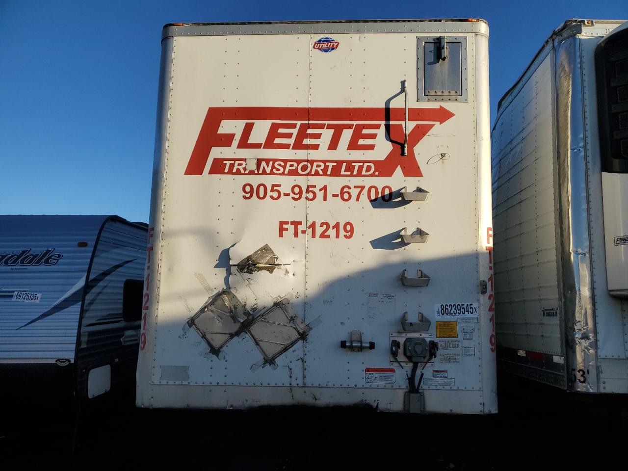 2021 UTILITY TRAILER MFG. TRAILER