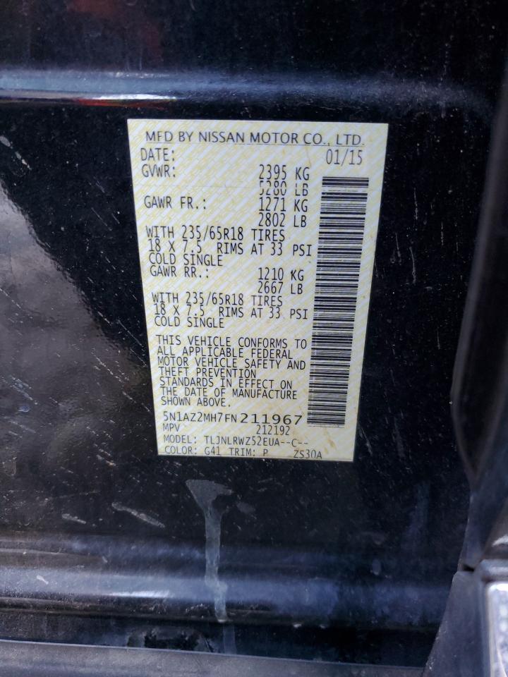 2015 NISSAN MURANO