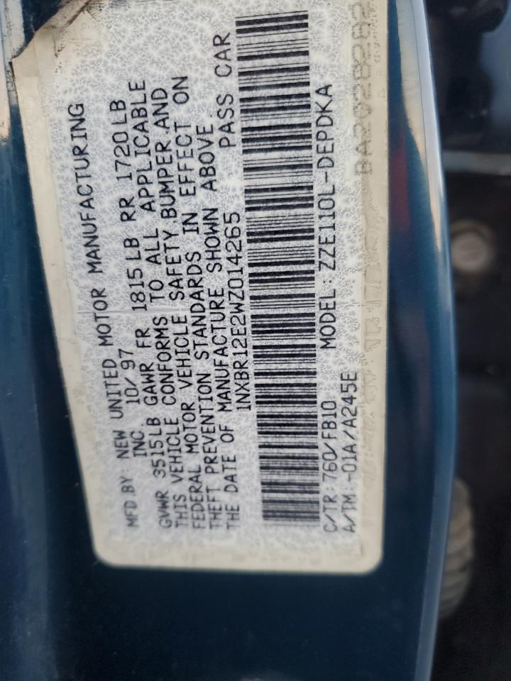 1998 TOYOTA COROLLA