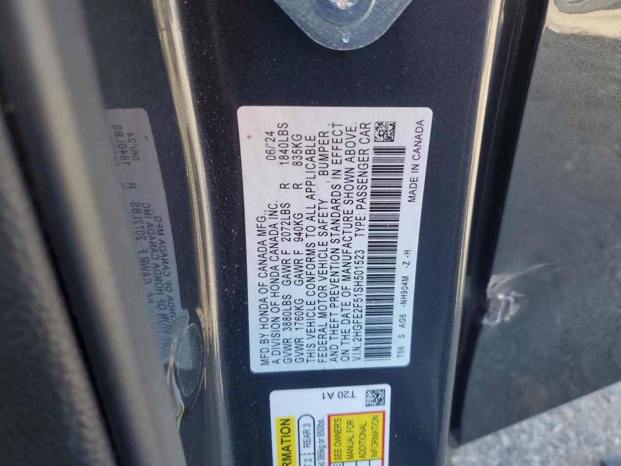 2025 HONDA CIVIC