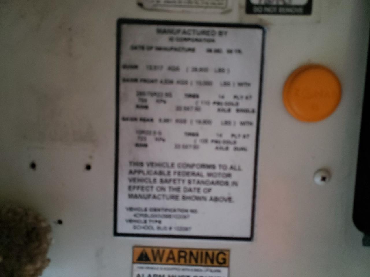 2009 IC CORPORATION CE SERIES