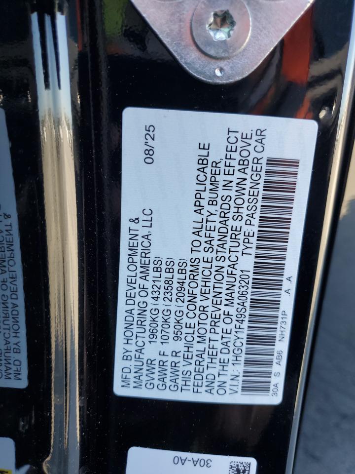 2025 HONDA ACCORD