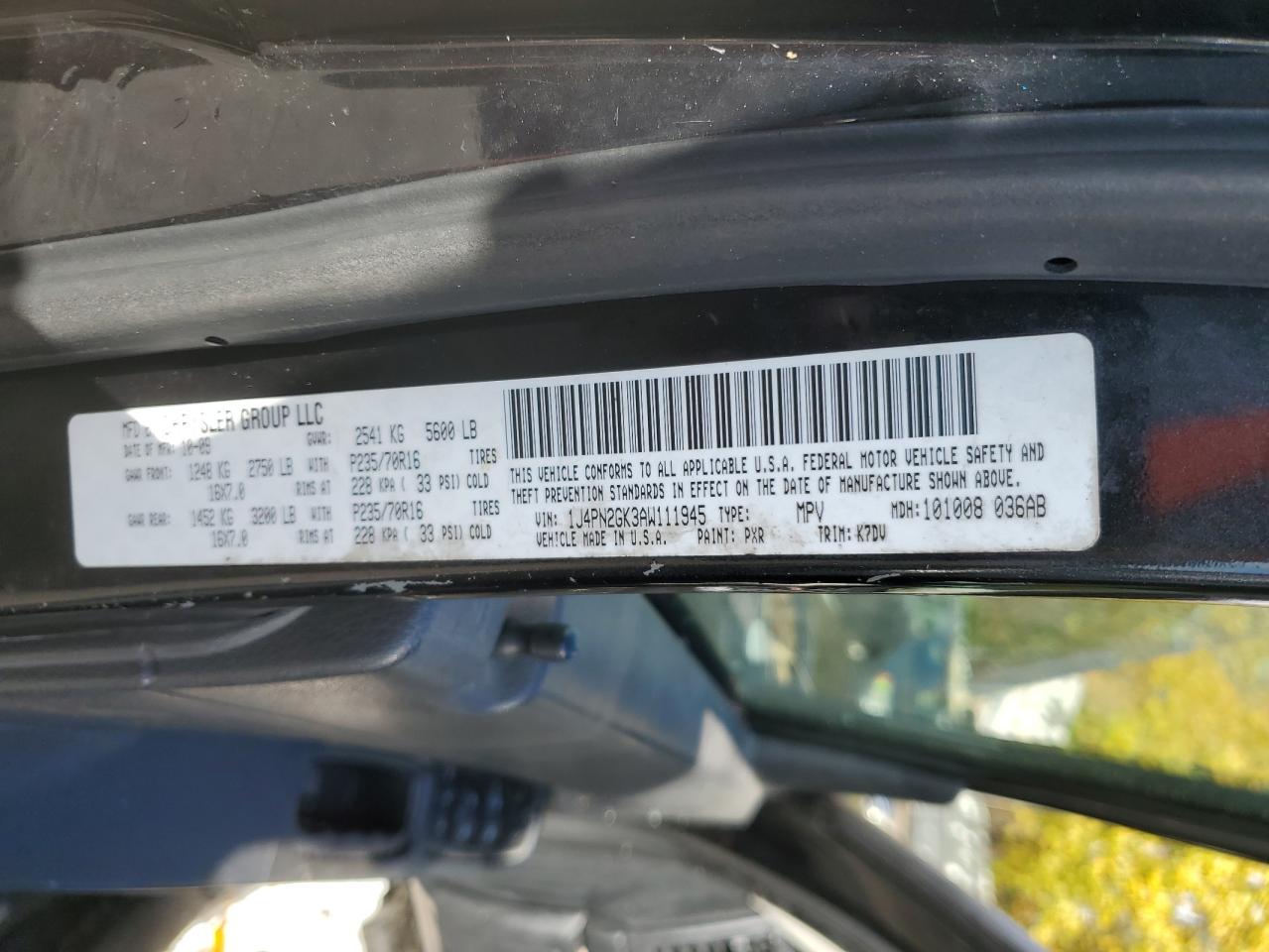 2010 JEEP LIBERTY