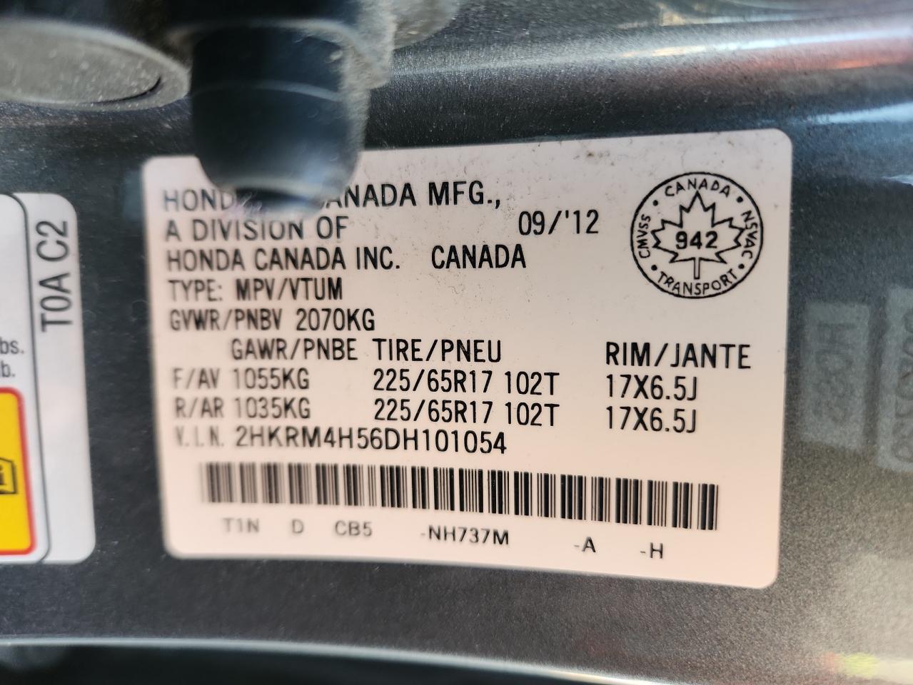 2013 HONDA CRV