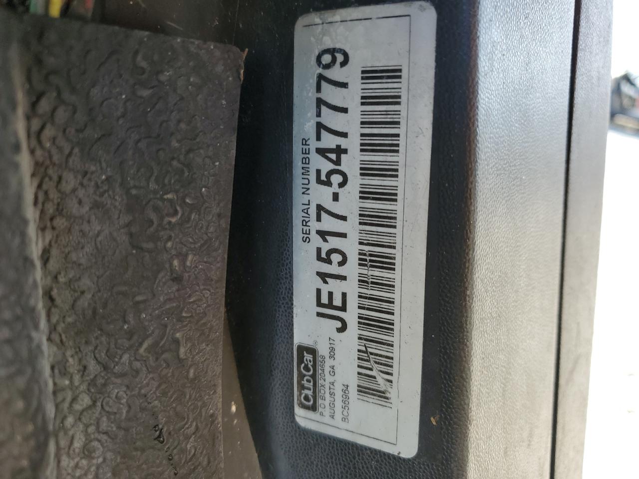 2015 CLUB CAR GOLF CART