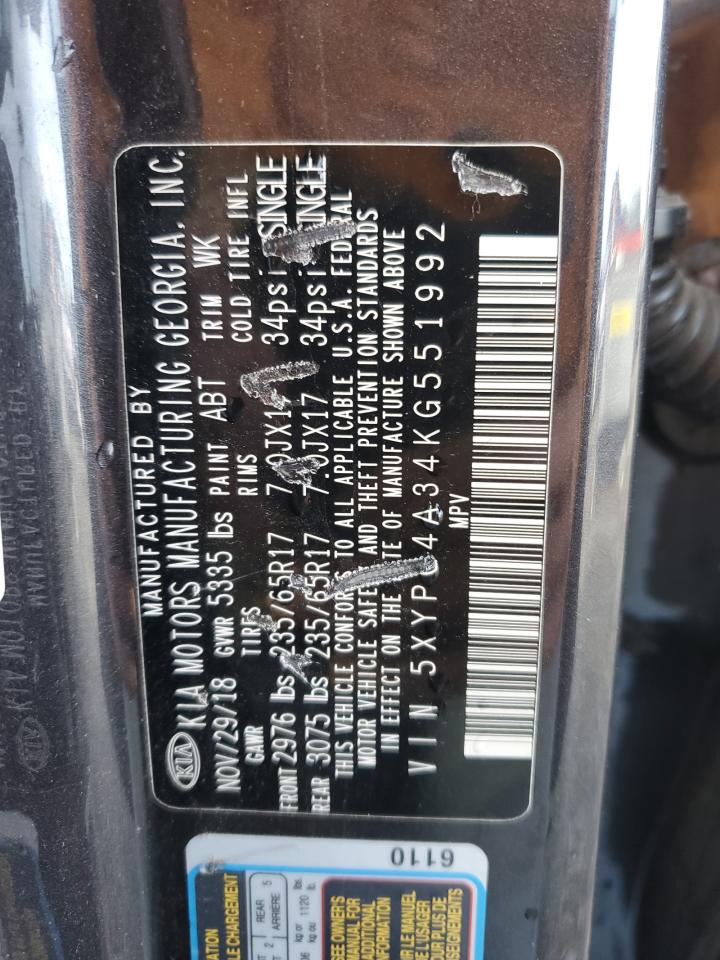 2019 KIA SORENTO