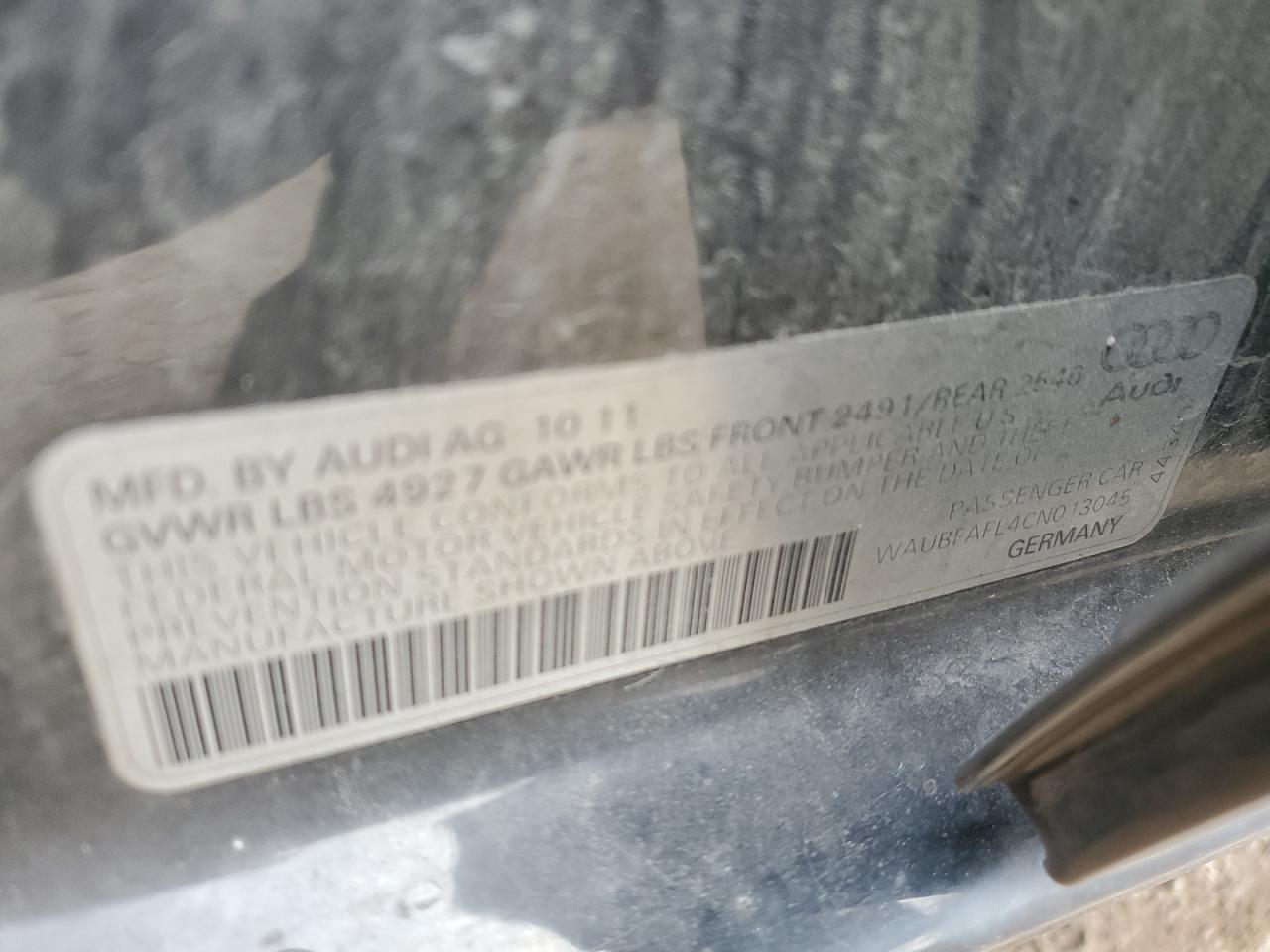 2012 AUDI A4