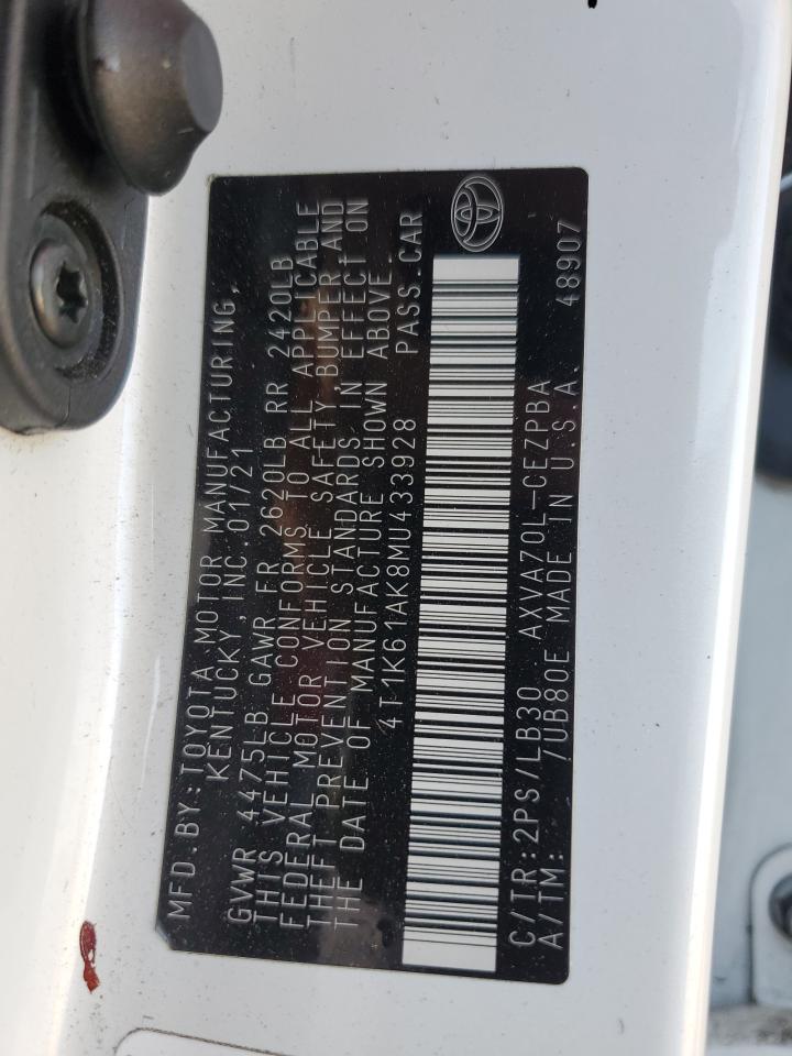 2021 TOYOTA CAMRY