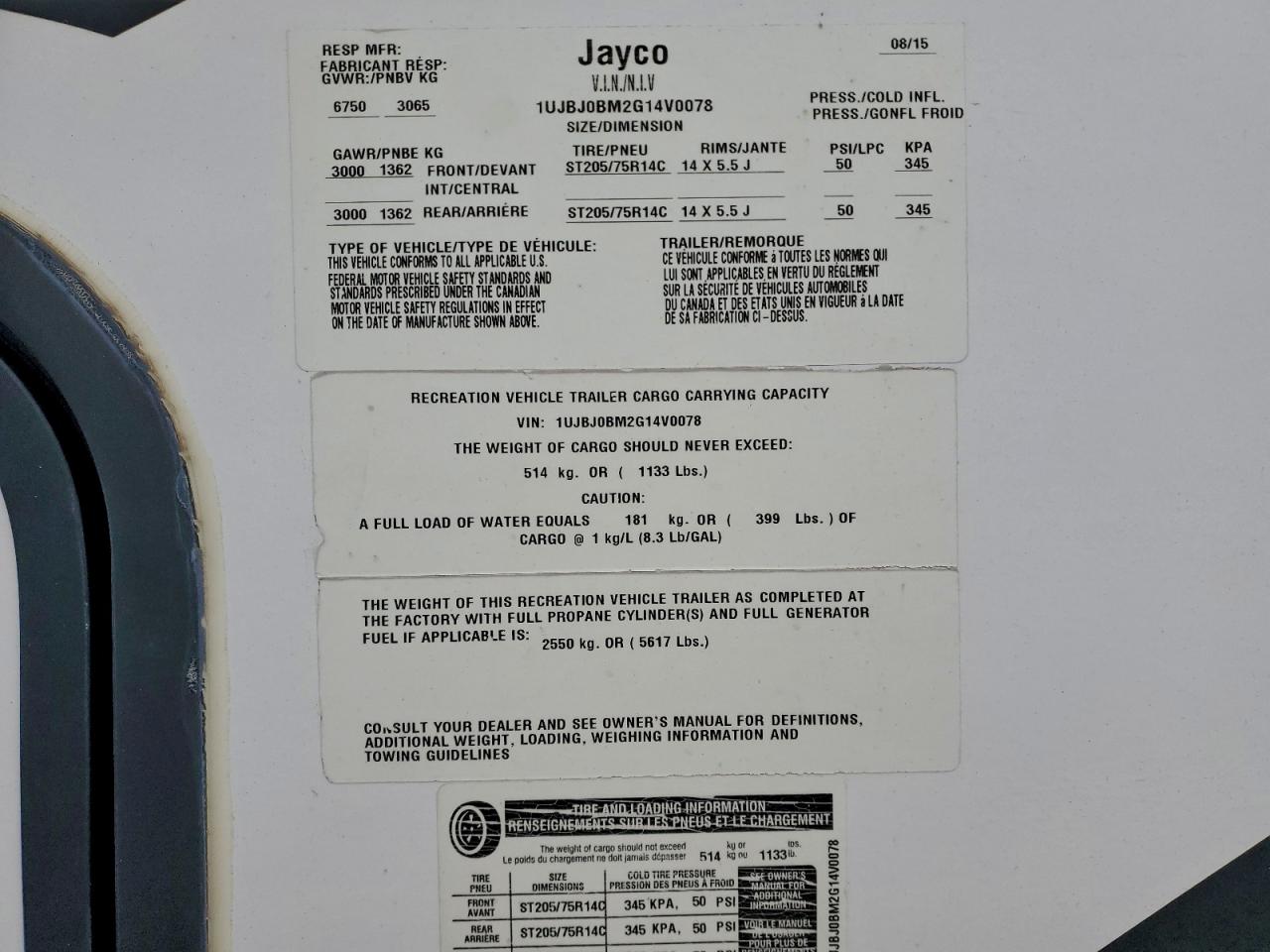 2016 JAYCO ALL Models