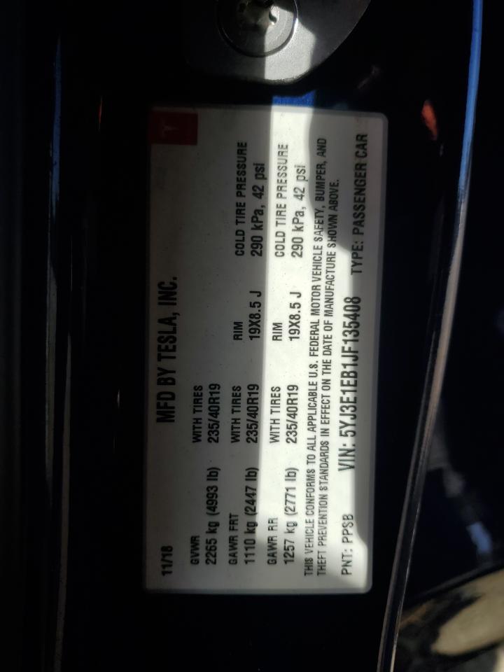 2018 TESLA MODEL 3