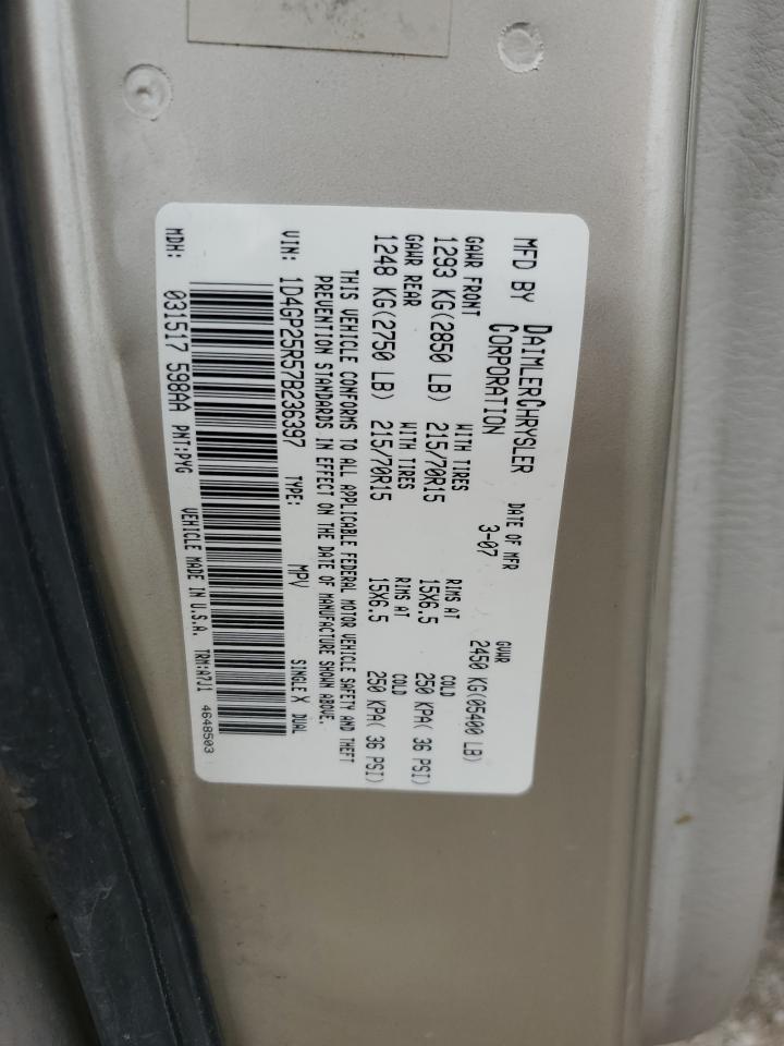 2007 DODGE CARAVAN