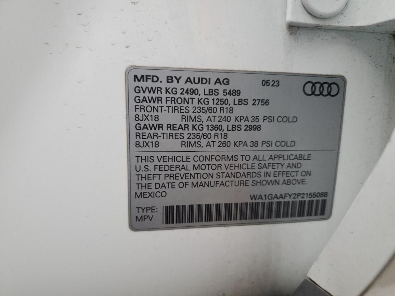 2023 AUDI Q5