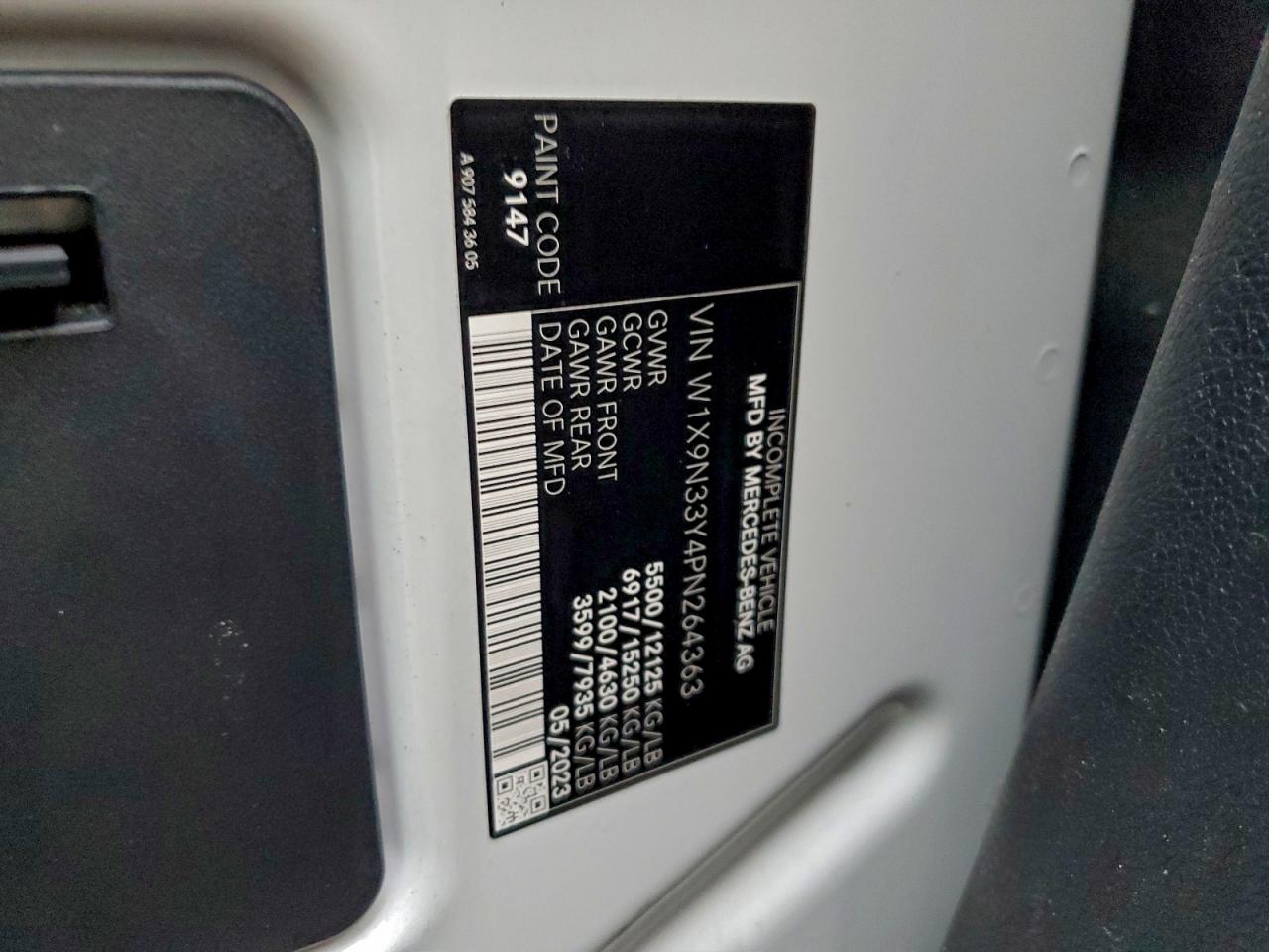 2023 MERCEDES-BENZ SPRINTER
