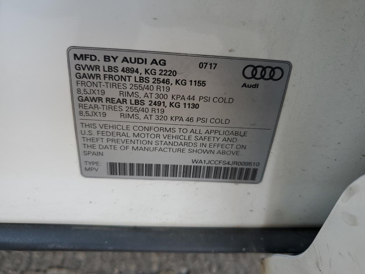 2018 AUDI Q3
