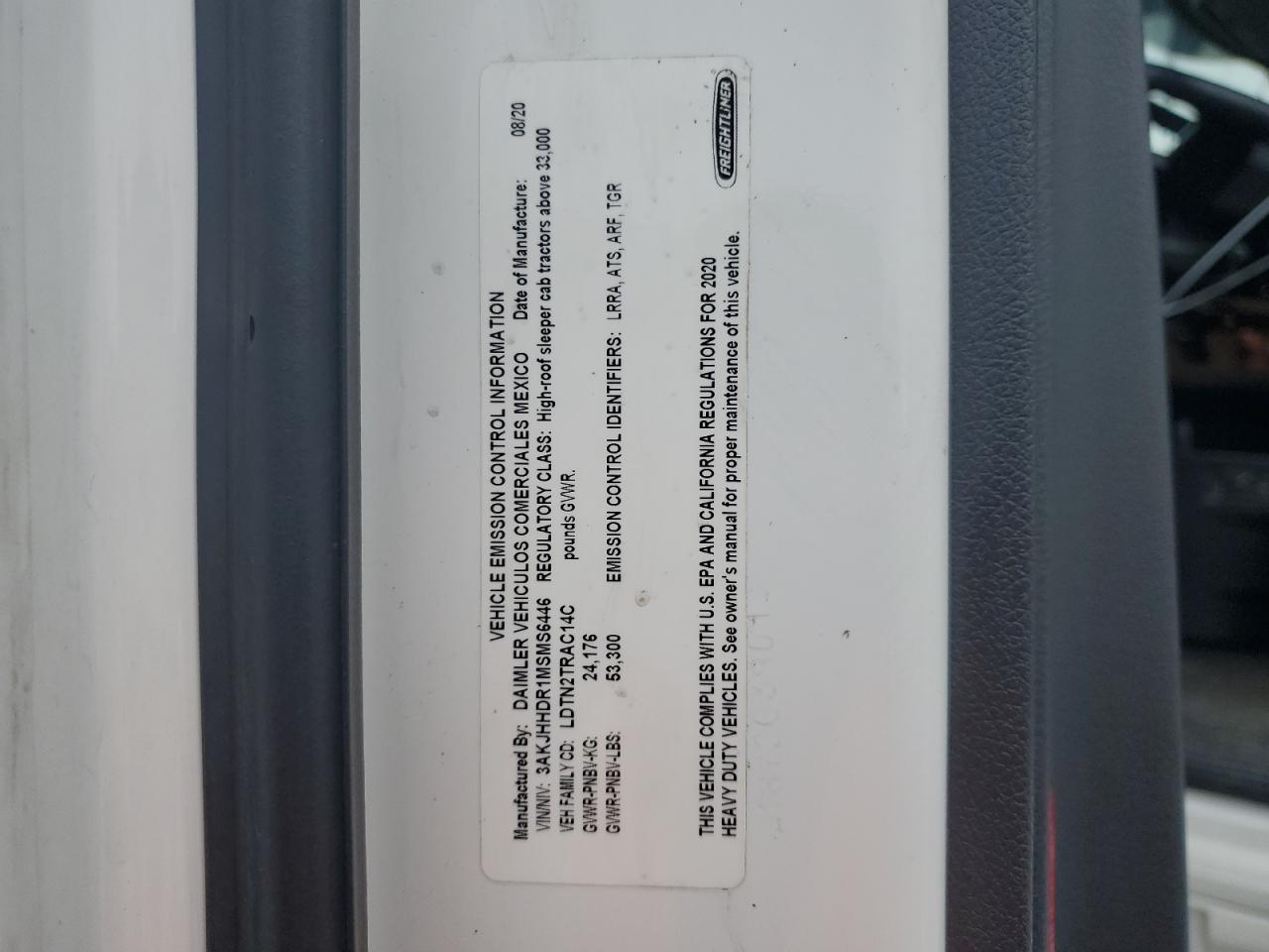 2021 FREIGHTLINER ALL OTHER