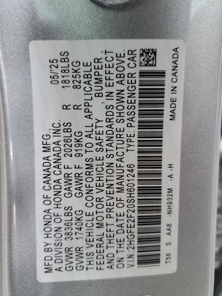 2025 HONDA CIVIC