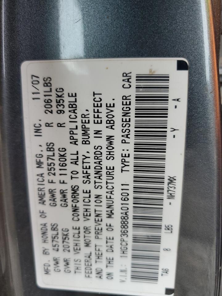 2008 HONDA ACCORD