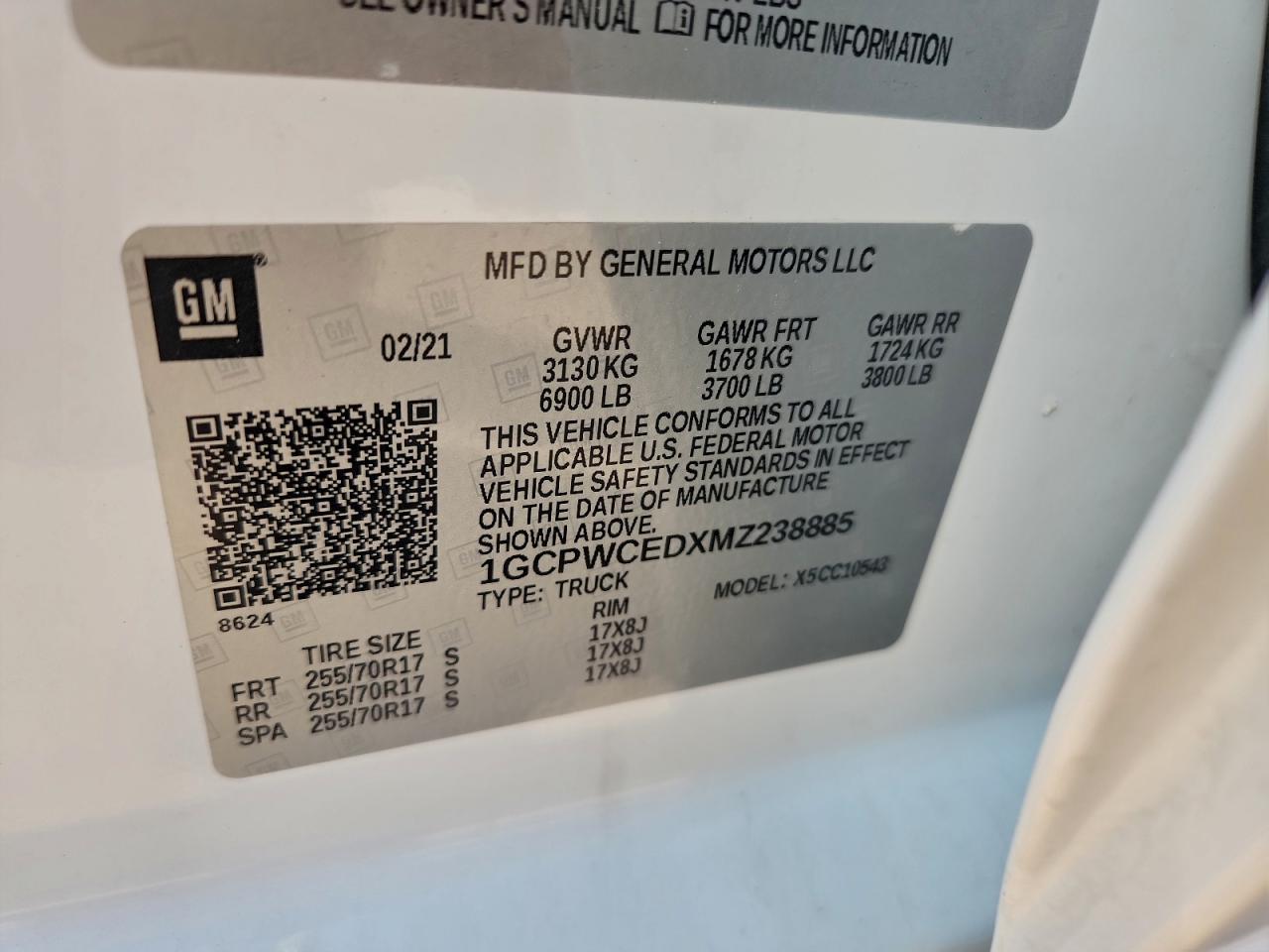 2021 CHEVROLET ALL Models