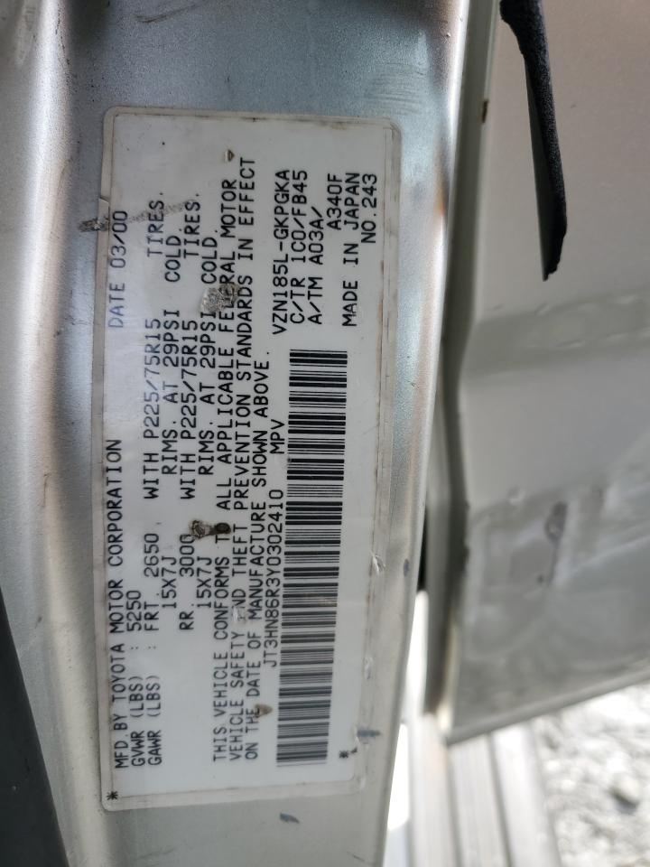 2000 TOYOTA 4RUNNER