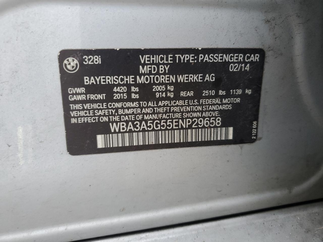 2014 BMW 3 SERIES