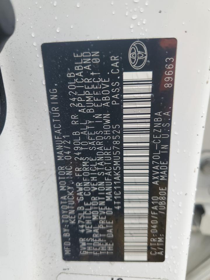 2021 TOYOTA CAMRY