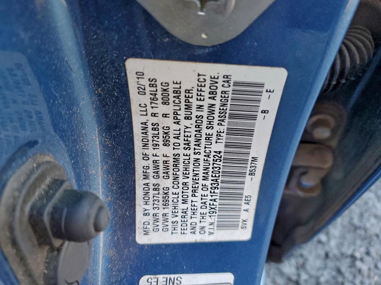 2010 HONDA CIVIC