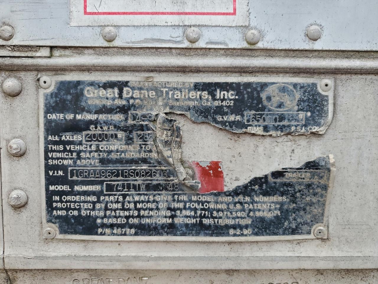 1994 GREAT DANE ALL Models