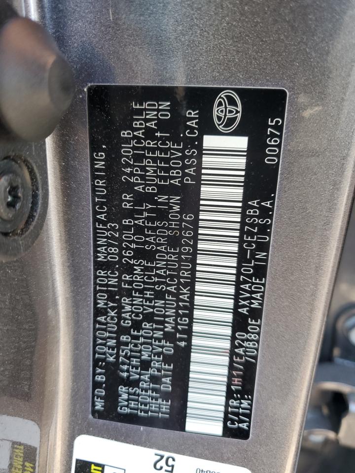 2024 TOYOTA CAMRY
