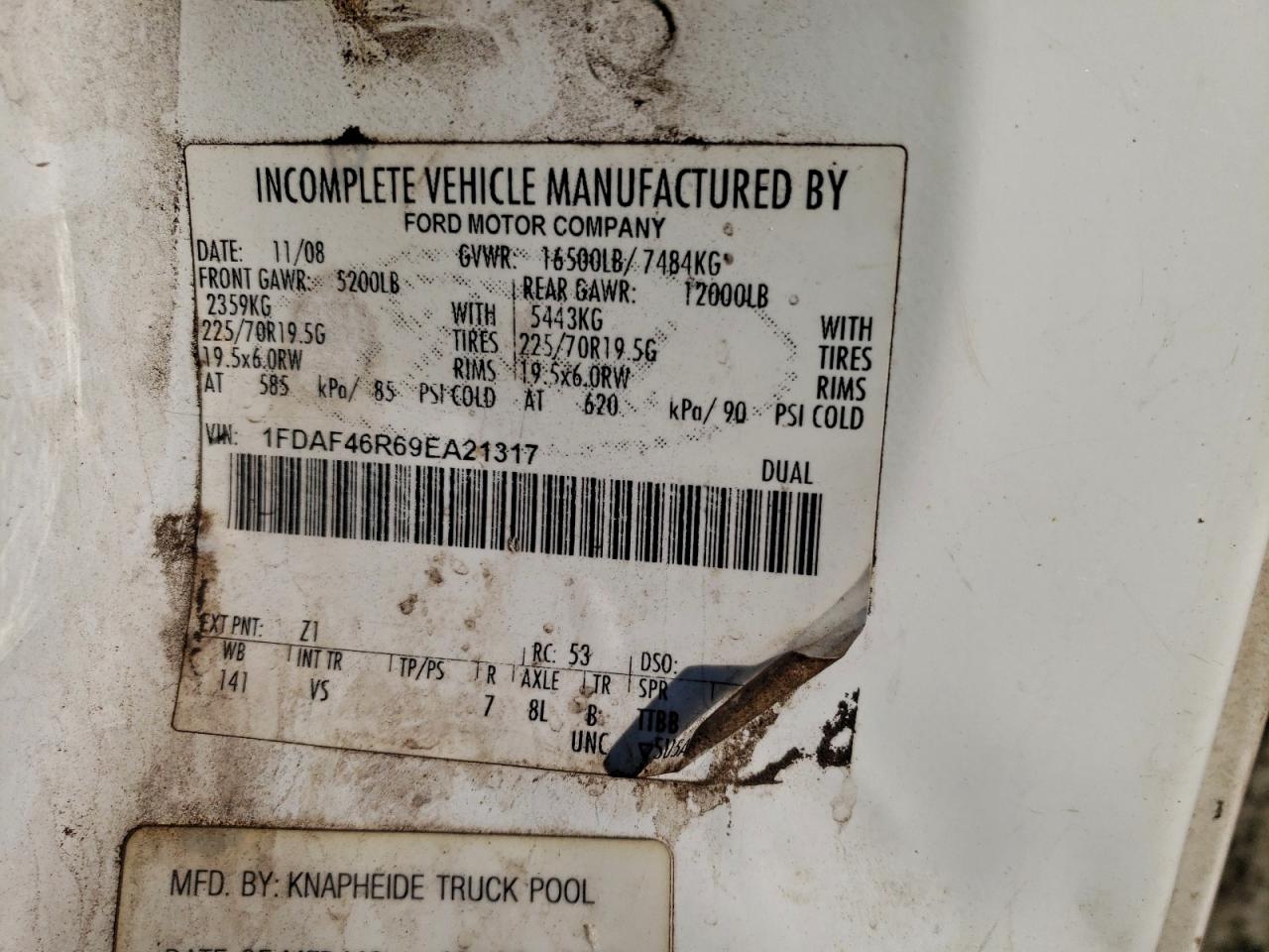 2009 FORD F450