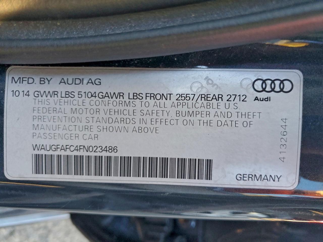 2015 AUDI A6