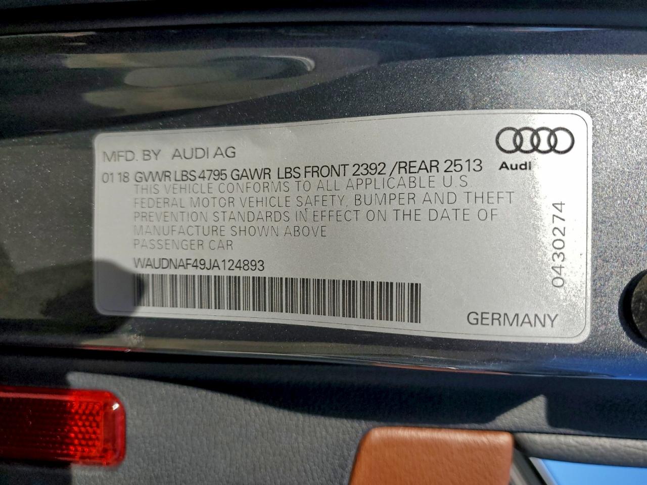 2018 AUDI A4