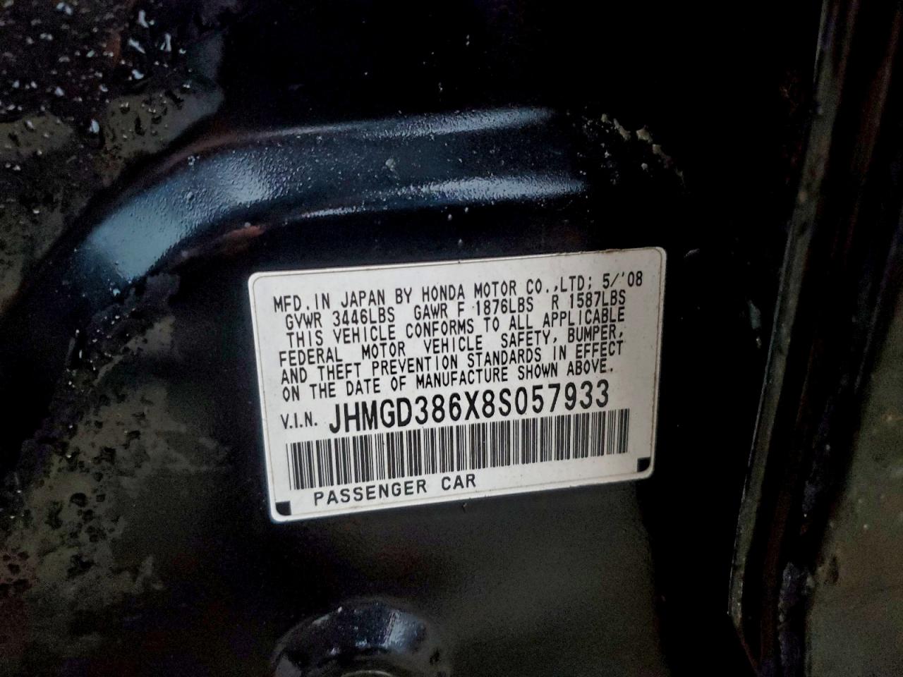 2008 HONDA FIT