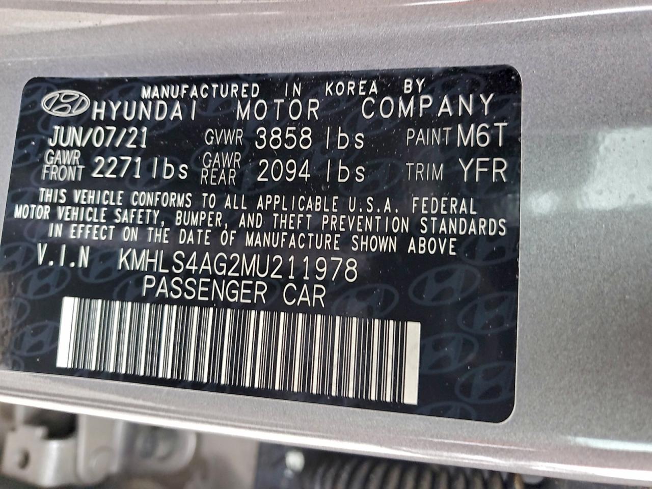 2021 HYUNDAI ELANTRA