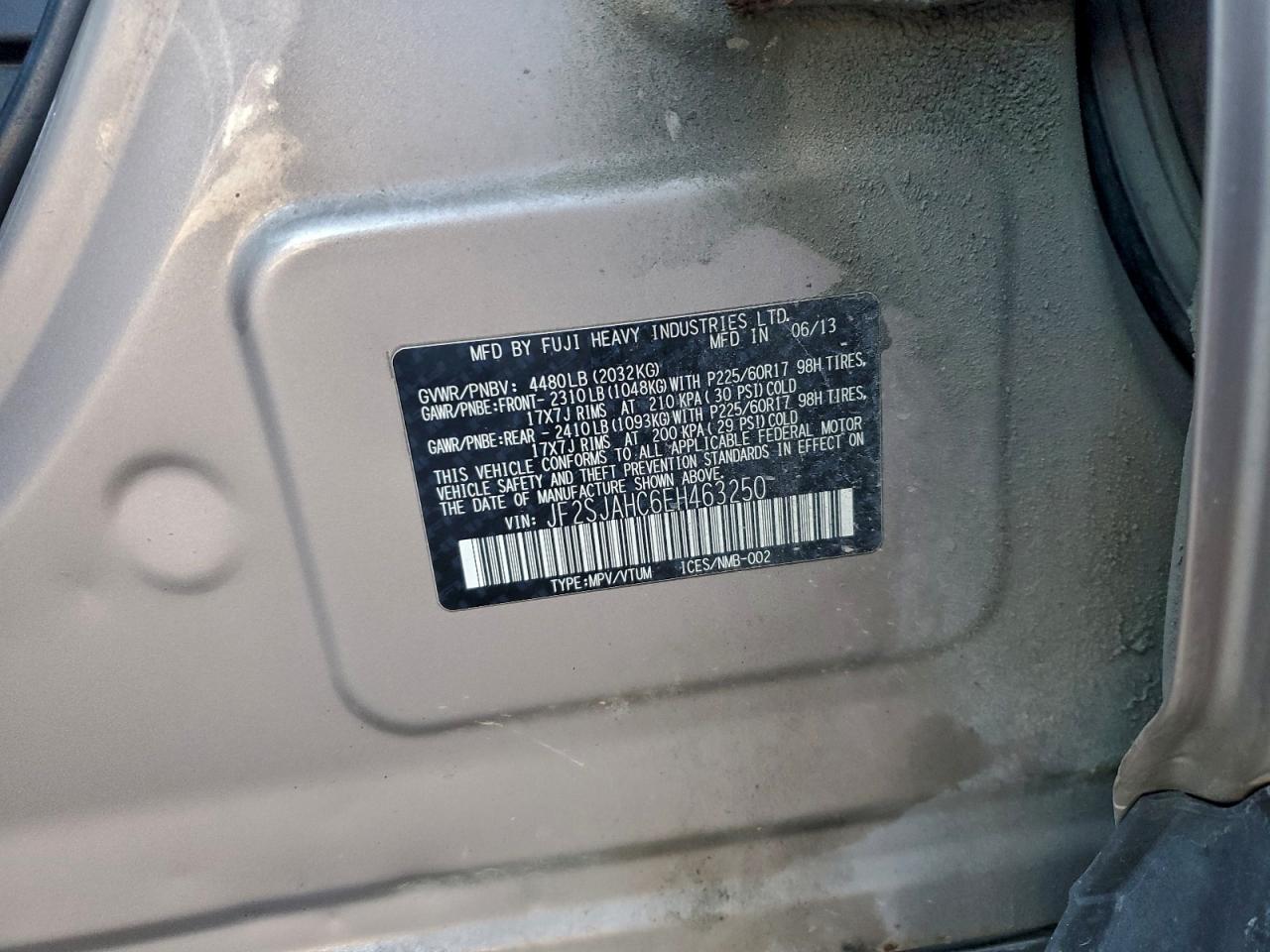 2014 SUBARU FORESTER