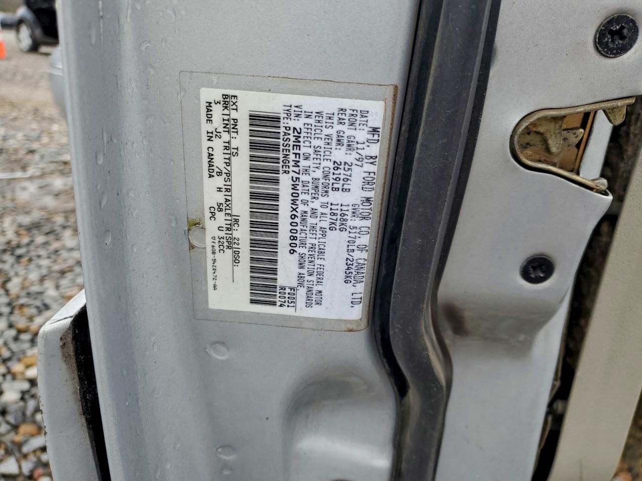 1998 MERCURY GRMARQUIS