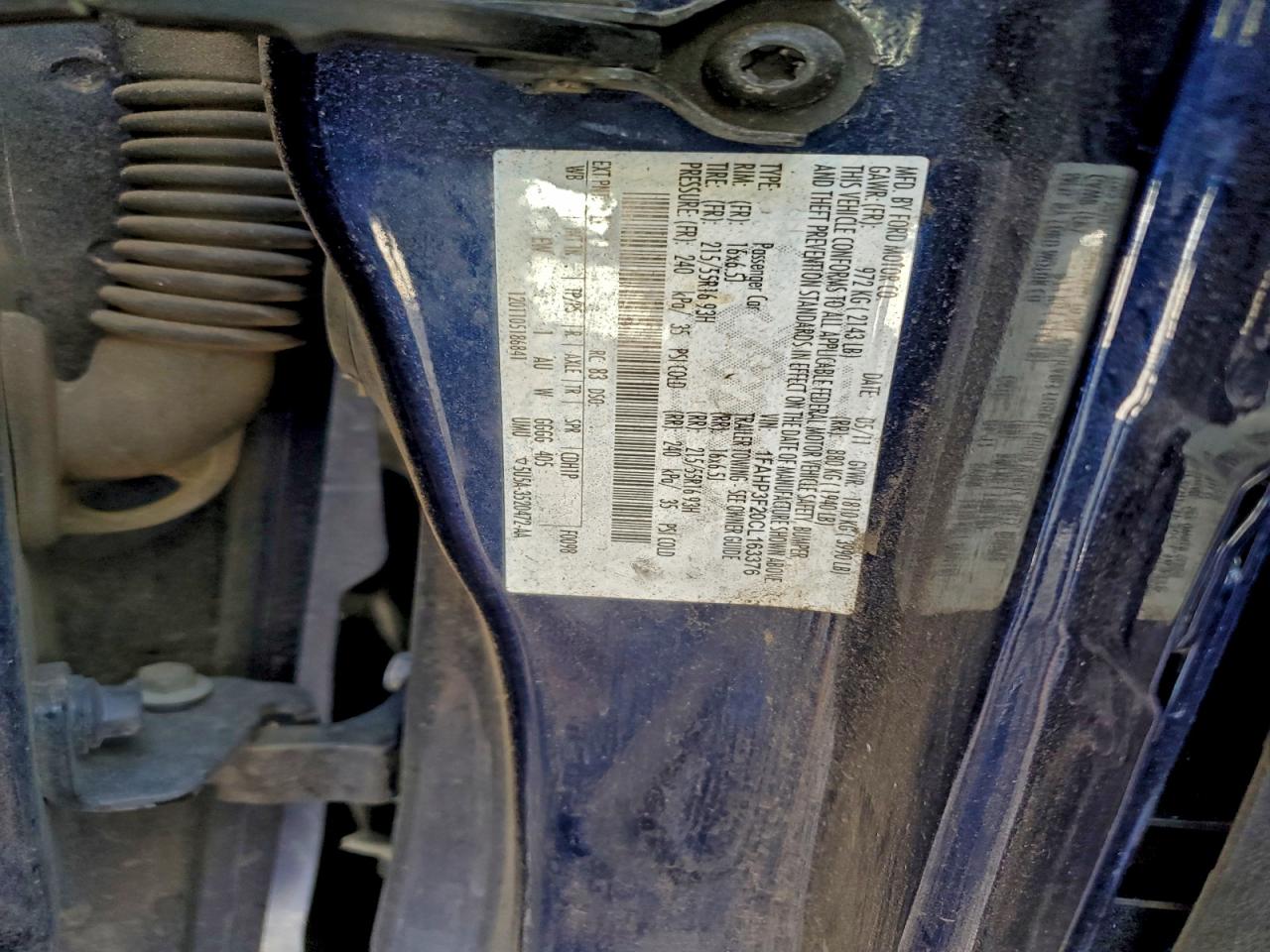2012 FORD FOCUS