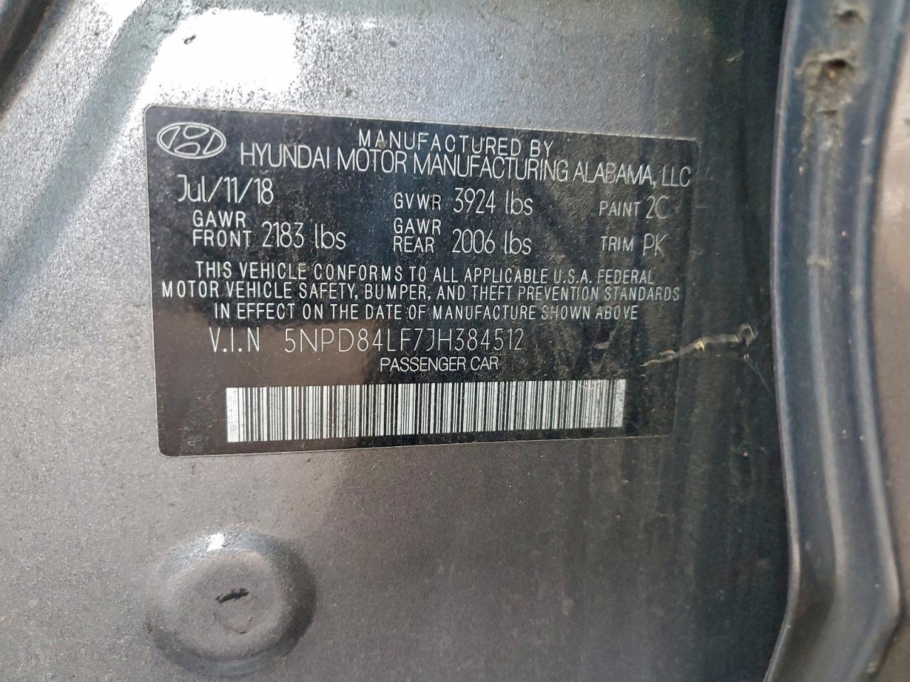 2018 HYUNDAI ELANTRA