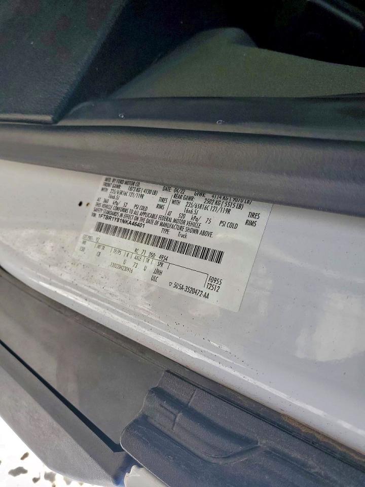 2022 FORD TRANSIT