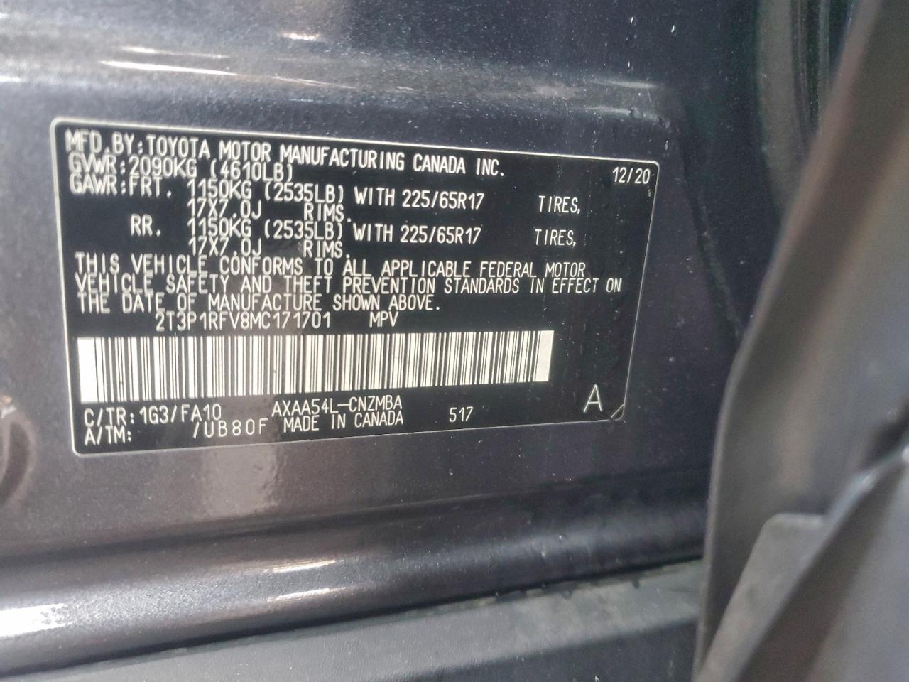 2021 TOYOTA RAV4