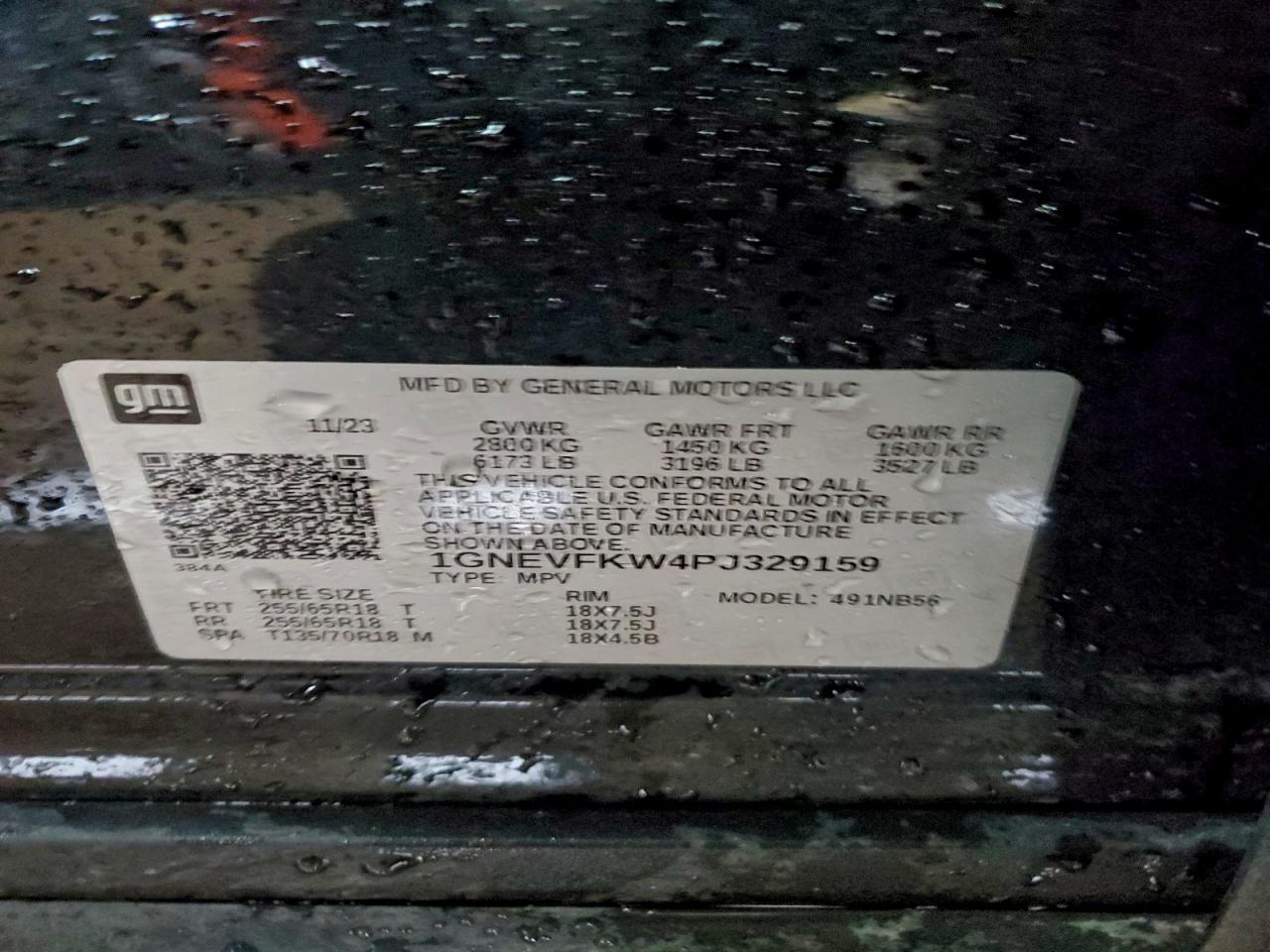 2023 CHEVROLET TRAVERSE