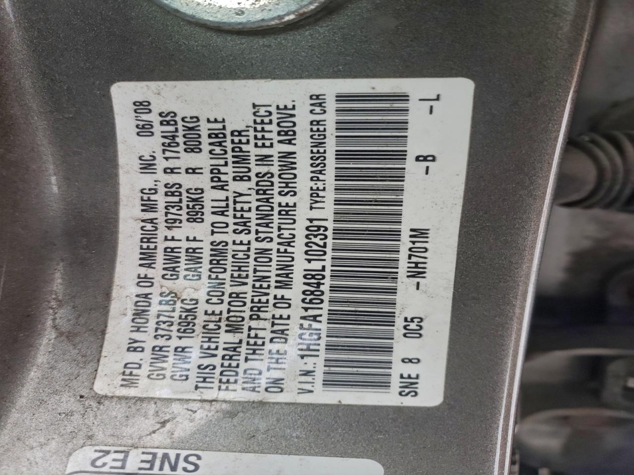 2008 HONDA CIVIC