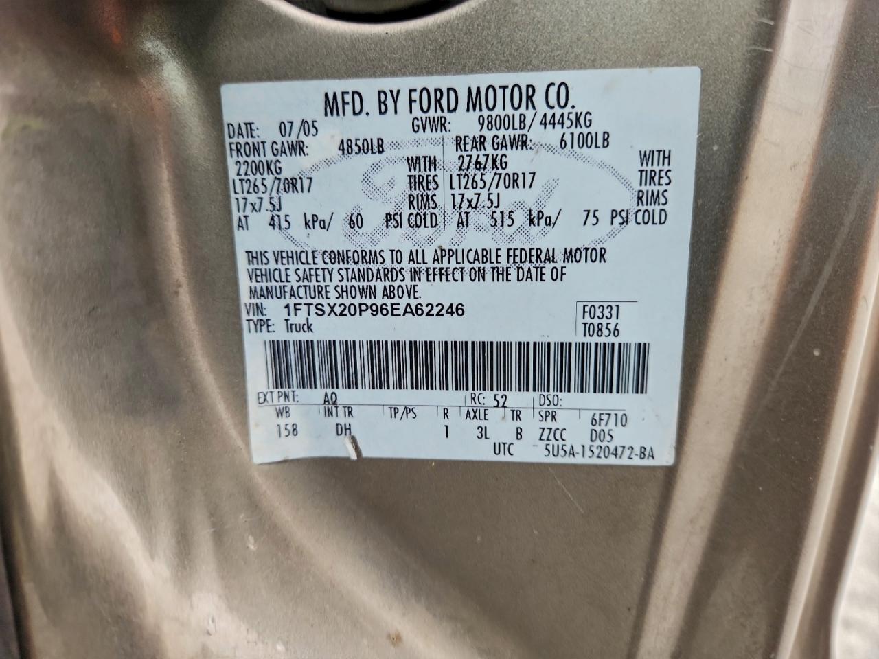 2006 FORD F250