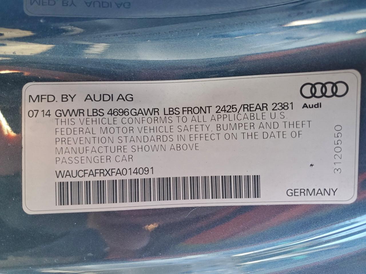 2015 AUDI A5