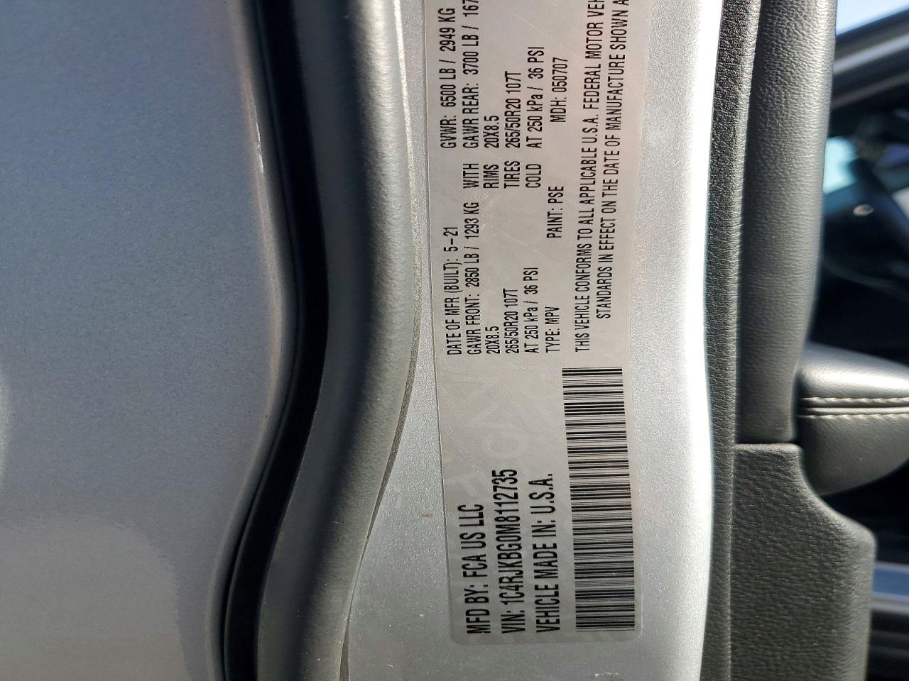 2021 JEEP CHEROKEE