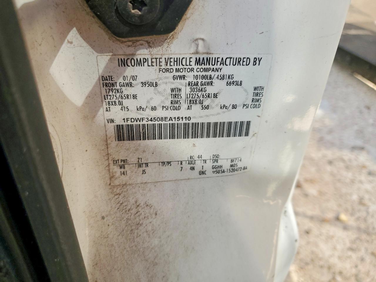 2008 FORD F350