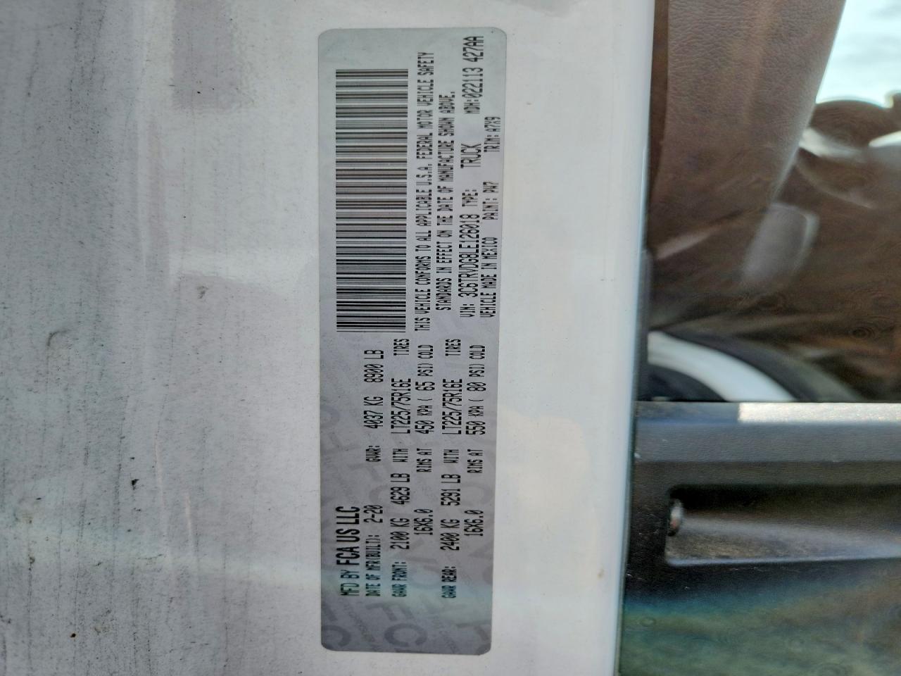 2020 RAM PROMASTER
