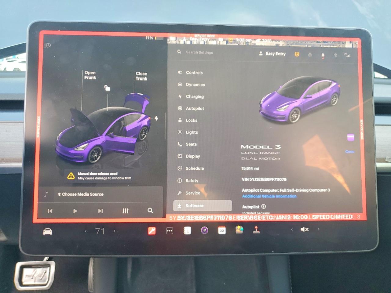 2023 TESLA MODEL 3
