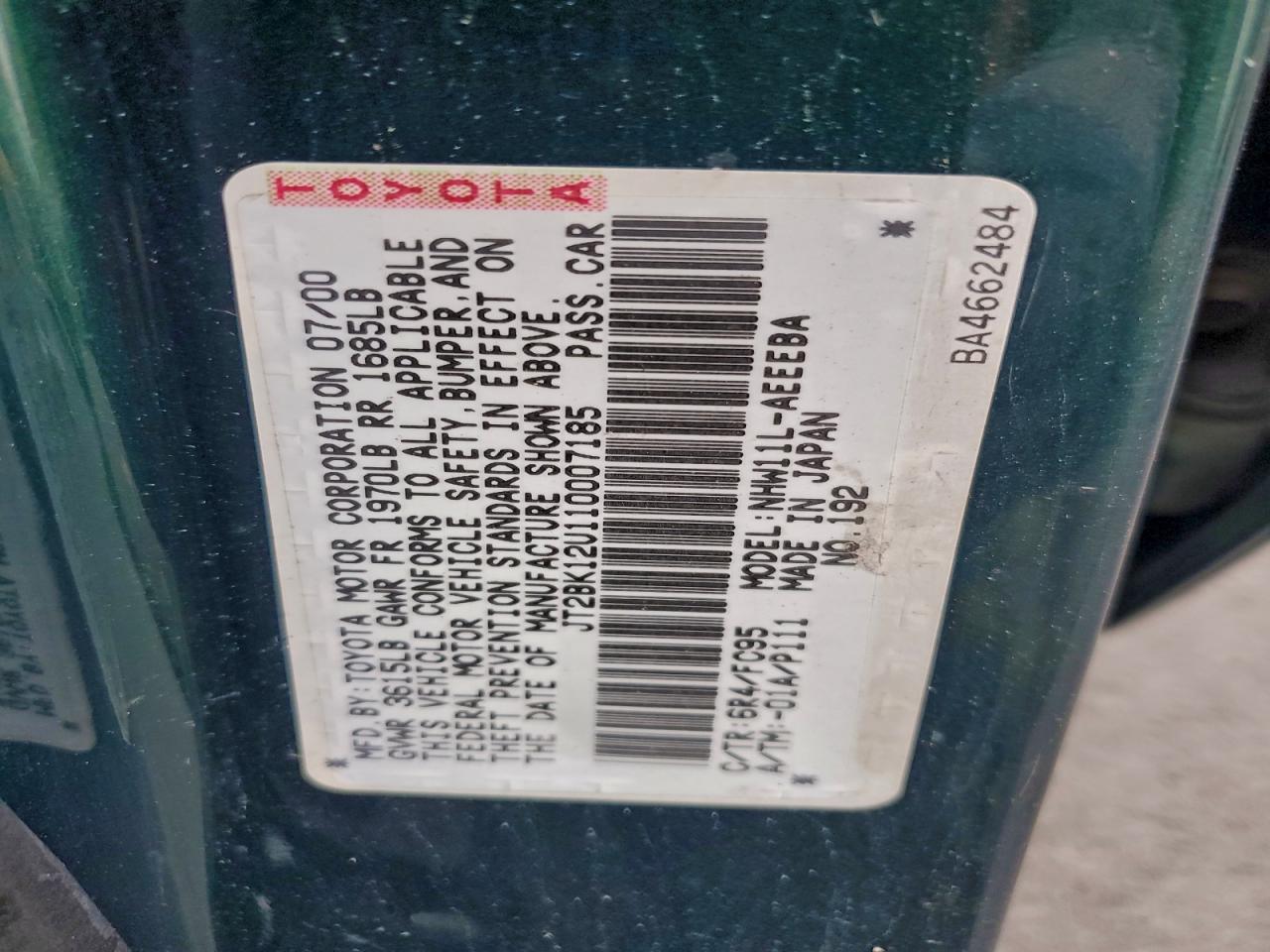 2001 TOYOTA PRIUS